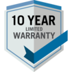 10-Year Limited Warranty on Thermally Broken, Euro Style Aluminum Windows & Doors. German Engineering ensures product is energy efficient, durable & quality materials ensure durability.