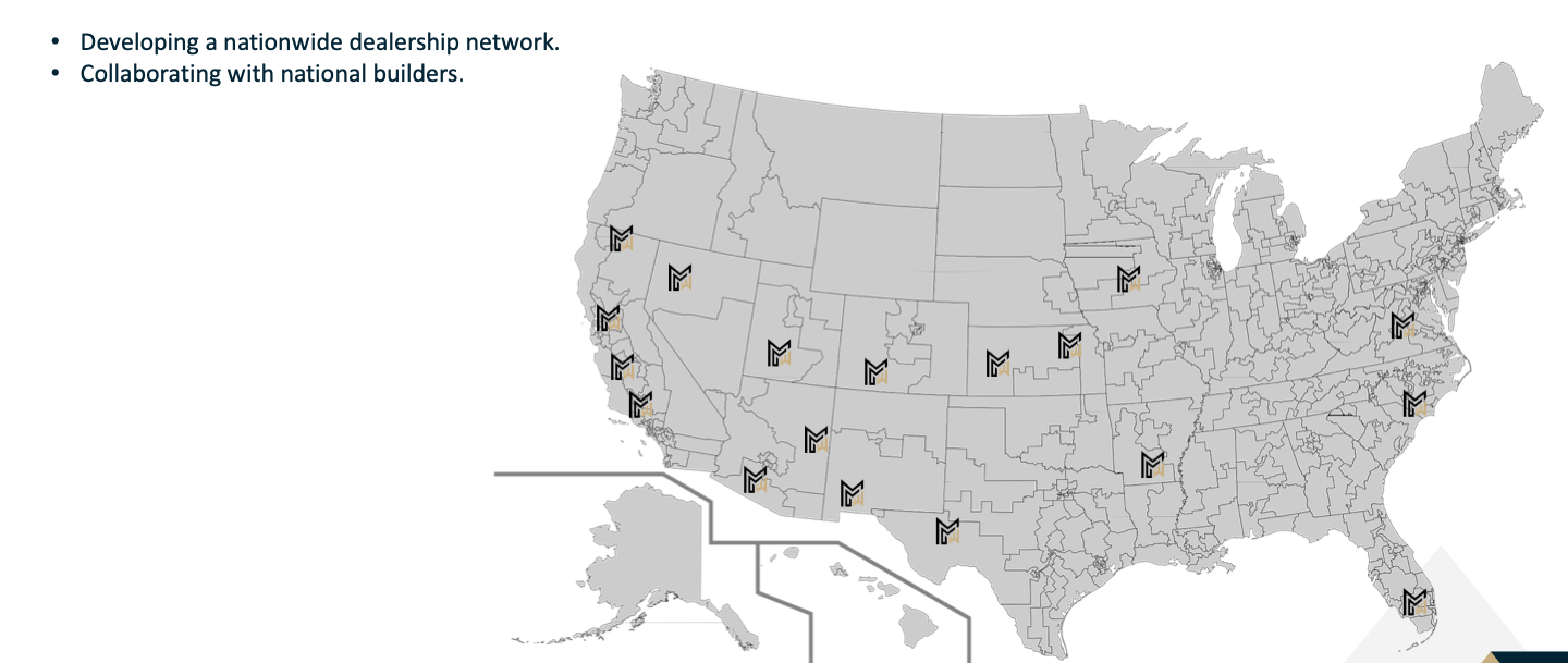 Map showing dealer locations for Euro Style Windows & Doors authorized partners & Fenestration Dealers